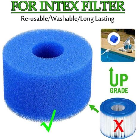 Cartuccia Filtrante In Spugna Per Piscina - Tipo II, Lavabile E Riutilizzabile - Per Pompe 530-800 GPH