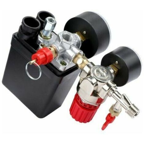 PRESSIONE REGOLATORE COMPRESSORE Facile Da Collegamento Controllo Incluso 116182824517 - Foto 9