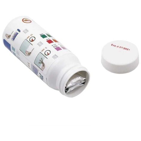 Kit De Prueba De Dureza Del Agua DoubleCheck200 - 200 Tiras Reactivas Con Vaso De Muestra, Para Casa Y Jardin