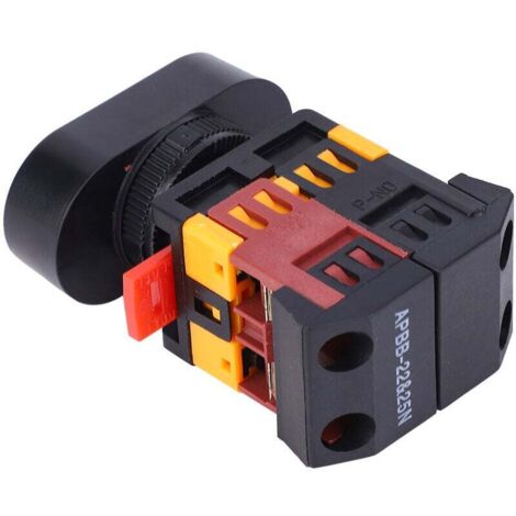Interruttore A Pulsante Doppio APBB-22/25N Con LED - Momentaneo NO+NC 380V, Rosso O Verde - Foto 3