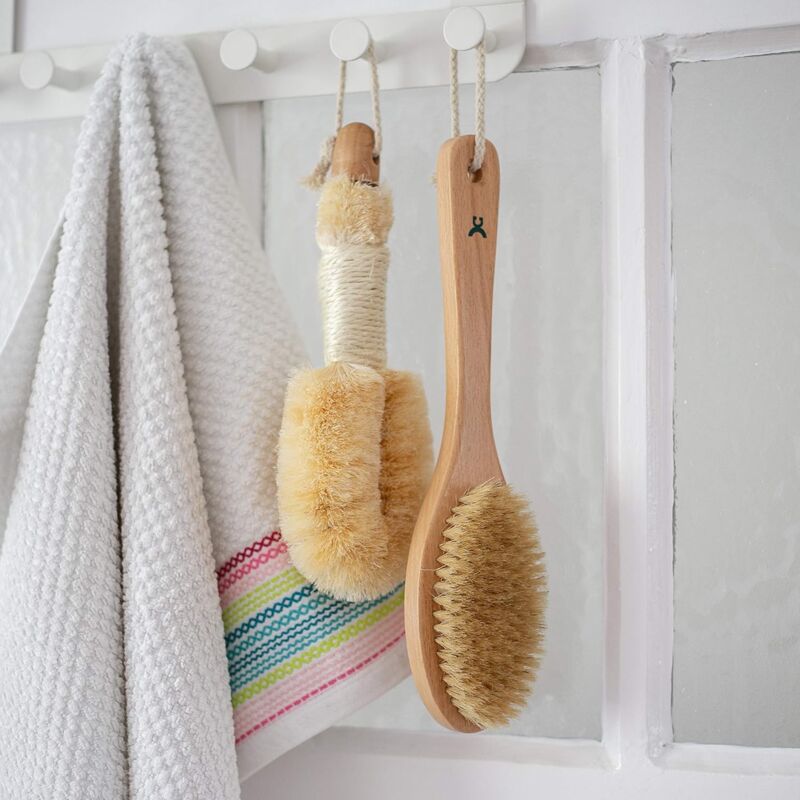 Brosse avec manche en bois - Fil inox - Lot de 4 MC KENZIE | Bricomarché