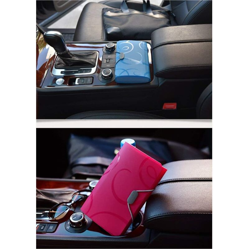 Pochettes Documents Extensibles A4 - Lot De 4 - 5 Compartiments - Organisateur Portable Avec Étiquettes