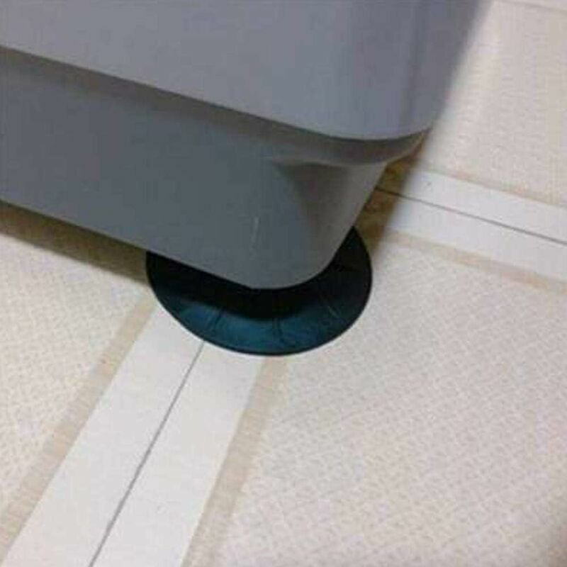 4 Patins Anti-Vibration Blancs - Pour Lave-Linge Bosch, Siemens, AEG - Réduction Bruit Et Vibrations