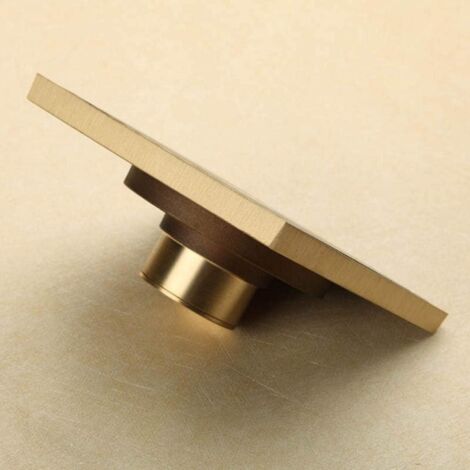 Square Bathroom Shower Drain Floor Drain Trap Grate Waste Strainer Wire Floor Drains Antique Brass