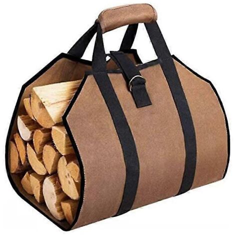 Sac de bois de chauffage Sac de rangement en bois extérieur Sac de rangement en bois pliable Sac de rangement en bois (1/5)