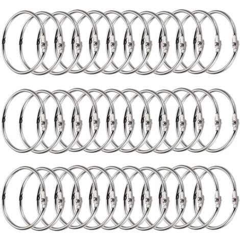 Anneaux De Livre 25mm, Anneaux De Reliure Porte-clés Pour Scrapbooking