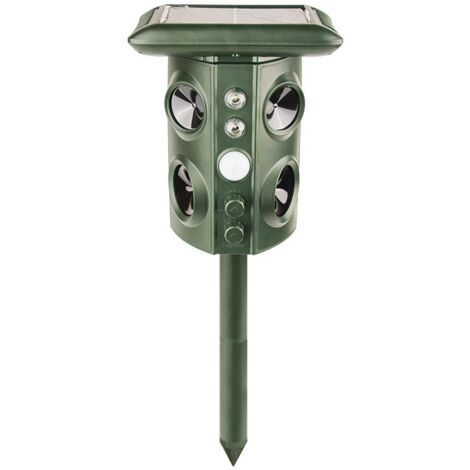Répulseur de souris à énergie solaire pour l'extérieurRepulseur d'oiseaux à ultrasonsRepulseur de chiensRepulseur de serpentsRepulseur d'animaux Répulseur d'animaux 16cm  13cm  11cm (1/5)
