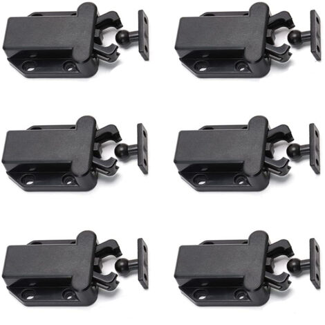 Volumoon Loquet Magnétique De Porte, Aimant De Cuisine Rond, Ferme-porte à Pousser, Loquets De Libération, Aimants De Porte D'armoire Pour Placard, Armoire, Meubles De Cuisine (bronze