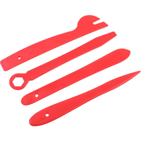 Kit Outils Dépose Garniture Auto Sans Rayure - Pour Panneaux, Clips, Rivets - Plastique Bleu, Idéal DIY