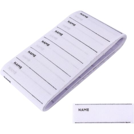 Etiquettes pour vêtements, 200Pcs Etiquettes thermocollantes sur tissu pour la couture de vêtements personnalisés pour les uniformes scolaires. (1/5)