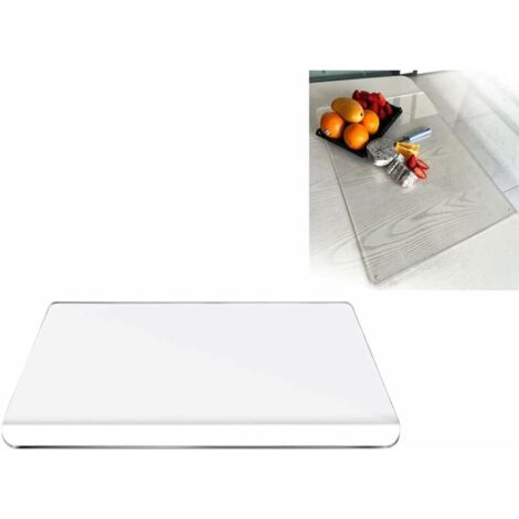 Planche à Découper en Acrylique pour la Cuisine Planche à Découper Transparente Antidérapante pour la Cuisine (Transparente, 45400.5) (1/5)