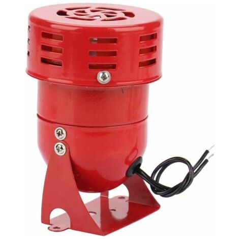 Buzzer Siren 220V 120DB Haute puissance Mini alarme de moteur en métal rouge Bruit industriel Garde contre le vol MS 190 (1/5)