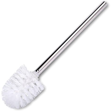 brosses de Rechange pour Toilettes Tête de Brosse Acier Inoxydable Blanc Brosse pour Toilettes Brosse de Rechange pour Toilettes (1/5)