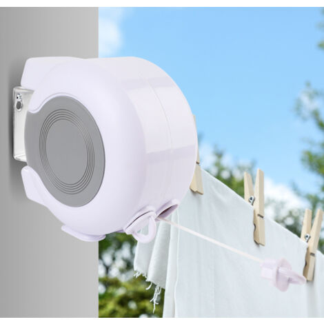 13 m-Corde à Linge rétractable d'extérieur (1/5)