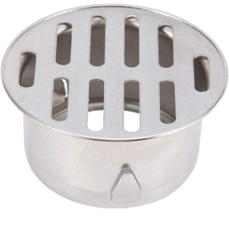 Drain de Plancher, Drain de Plancher Anti-Blocage de Balcon d'acier Inoxydable pour l'usage extérieur de Cour(75 Bouche Plate) (1/5)