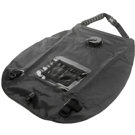 noir Camping Douche, Sac Douche Solaire Camping, Sac Douche Camping, Douches Randonnée Voyage, avec Commutable Tête De Douche Chauffe Eau Solaire pour Les Voyages De Randonnée Et De Plage (1/5)