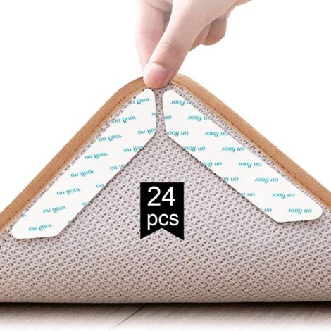 Pinces à tapis, 24 pinces à tapis antidérapantes, coin de pinces à tapis anti-frisonnement, tapis an (1/5)