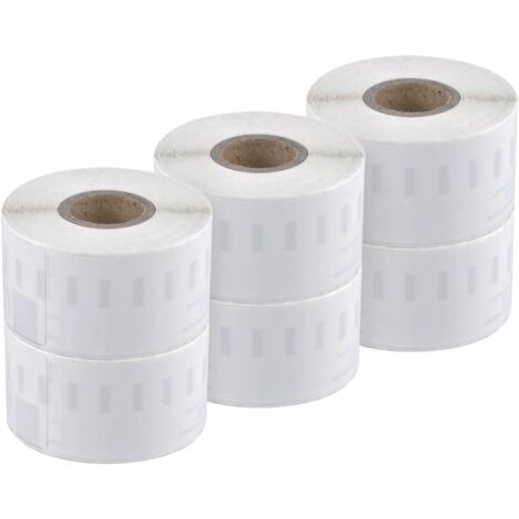 6 rouleaux 99012 36 x 89 mm Étiquettes d'adresse compatibles pour imprimantes d'étiquettes Dymo LabelWriter 450 Turbo/Twin Turbo/Duo & Seiko SLP (1/5)