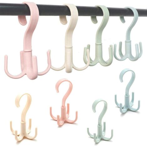 Rotatif Sac à Main Cintre 360 Degrés Rotatif Crochet Placard Crochet Multi usages pour Suspension Ceinture Sacs à Main Cravates écharpes (1/5)