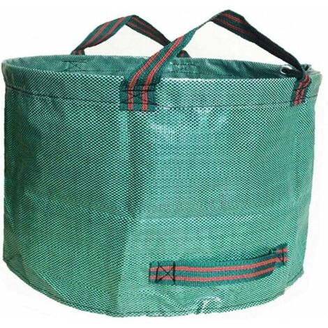 Jardin Sac Déchets Ordures Diables Verts Imperméables Robustes Poignées De Poub Pour Les Sacs À Ordures En Plein Air Mauvaises Herbes De Jardin (1/5)