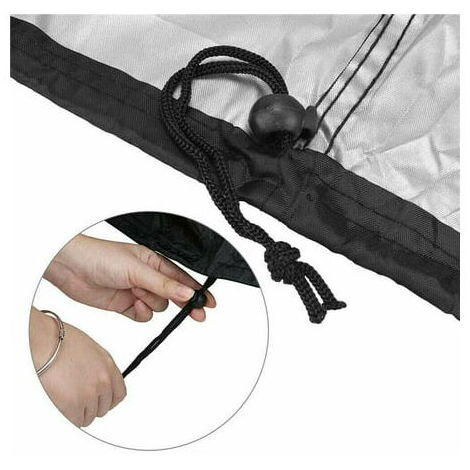 Convient à la plupart des grils Housse de barbecue à gaz extra large résistante aux UV et résistante aux UV Protecteur de gril de barbecue robuste (XL)