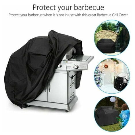 Convient à la plupart des grils Housse de barbecue à gaz extra large résistante aux UV et résistante aux UV Protecteur de gril de barbecue robuste (XL)
