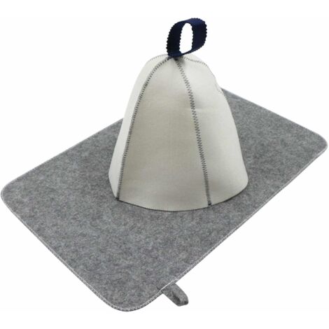 Chapeau De Sauna Modèle Pirate En Feutre 100% Coton - Bonnet Sauna Fleuri - Neuf Avec étiquette
