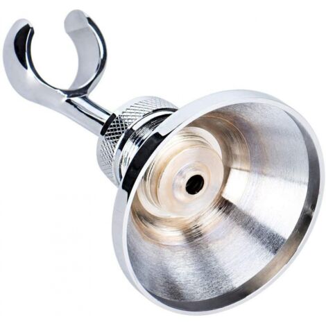 Support de douche à main, support de pommeau de douche omnidirectionnel en cuivre, support mural réglable pour montage en chrome chromé pour pommeau de douche (1/5)