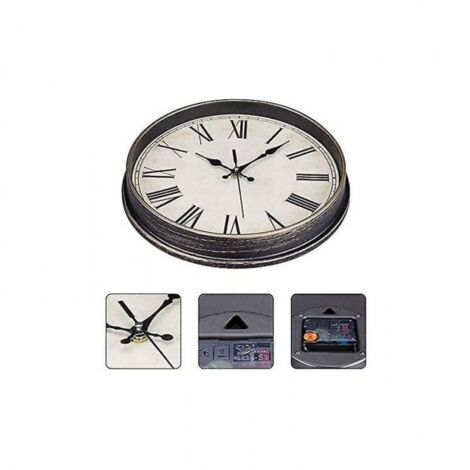 Horloge Murale Carrée Travertin Jaune - Euromarmi Store
