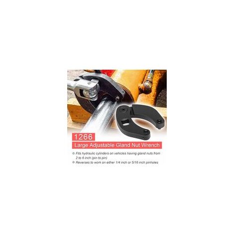 Clés Hydrauliques Réglables Pour Écrous Cylindriques - Lot De 2 Tailles (Petite 7463 & Grande 1266)