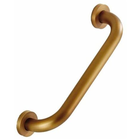 40CM Retro Barre d'appui Sécurité en Cuivre de Salle de Bain Baignoire Douche WC Support Mural Serviette (1/5)