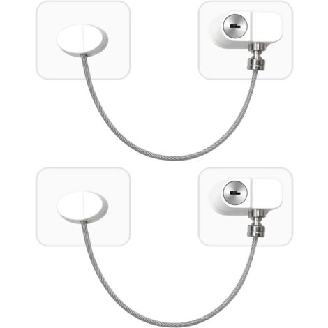 CSPARKV Lot De 10 Verrous De Placard De Sécurité Pour Enfants Et Bébés Pour Tiroirs, Armoires