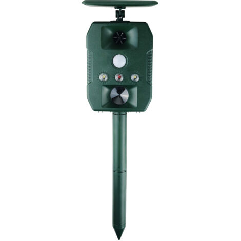 Répulseur de souris à ultrasons pour l'extérieurRépulseur d'oiseaux à ultrasonsRépulseur d'animaux multifonctionnel à énergie solaire7.5cm 4.3cm 25cm (1/5)