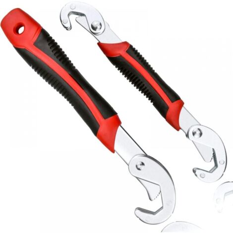 Clé Universelle, 2 Pièces Kit de Clés Réglables, Clés à Molette Multifonction Serre Ecrou 6-32 MM (1/5)