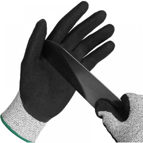 (M)Gant Anti Coupure,Gant Huitre La Protection Convient Aux Gants De Travail Pour Les Huîtres,La coupe De Viande, Le Jardinage Et La Sculpture (1/5)