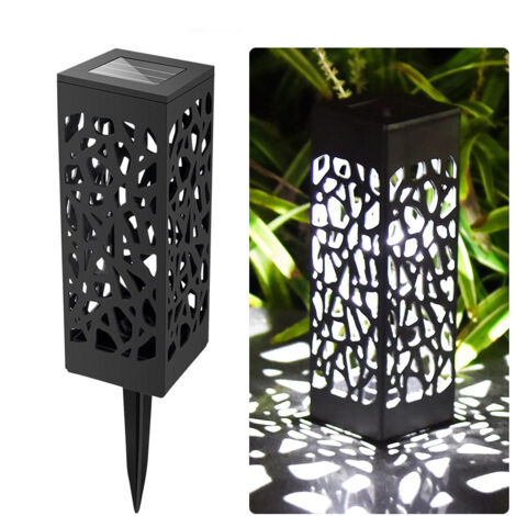10 Lampes solaires d'extérieur, détecteur de lumière carré Lampes de jardin étanches pour l'extérieur (1/3)