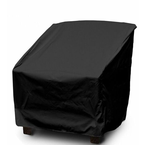 Housse de Protection pour Chaise de Jardin,  Housse Imperméable pour Fauteuil Extérieur, Bâche pour Chaise Lounge Banc Sofa en 420D Tissu Oxford, Durable et Coupe-Vent, 97x79x74-paquet unique (1/5)