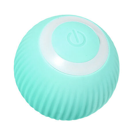 2x 4,3 cm, bleu Jouet pour chat à balle roulante automatique intelligent avec Capnip, jouet pour chat interactif électrique USB pour l'entraînement au jeu en intérieur (1/4)