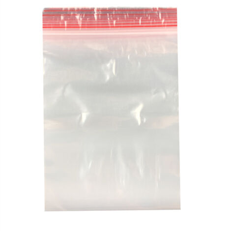 Lot de 100 sachets à fermeture à pression - 25 x 35 cm - En plastique - Fermeture à pression - 40 tailles au choix