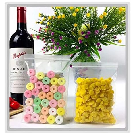 Lot de 100 sachets à fermeture à pression - 25 x 35 cm - En plastique - Fermeture à pression - 40 tailles au choix