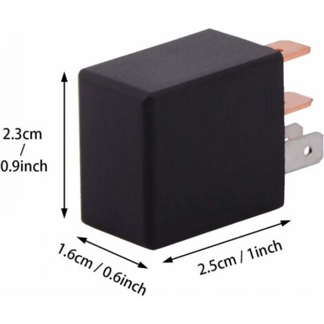 5X Prises De Relais Pré-câblées 5 Broches DC 12V Voiture SPDT