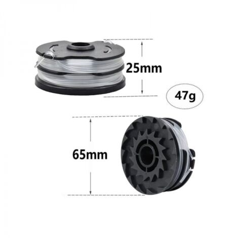 Lot De 8 Bobines De Fil De Rechange Pour Débroussailleuse Gardena Power Cut Plus 650-30 Art.9811