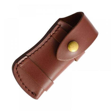 Porte-couteau Ceinture TOURBON Cuir - Étui Pour Couteau Pliant, Petit Modèle