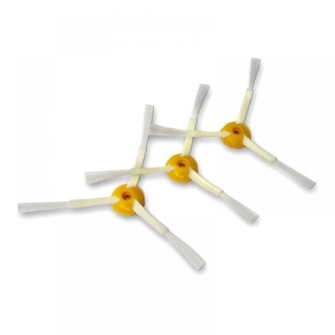 Pack de 3 brosses latérales pour Roomba 500, 600 et 700. Kit de 3 pales Pièces de Rechange (1/5)