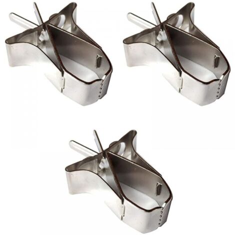 Bird Feeder for Parrots,3 Pcs Stainless Steel Bird Fruit Holder Bird Feeder for Bird Cage Vegetable Feeder Small Animals (1/5)
