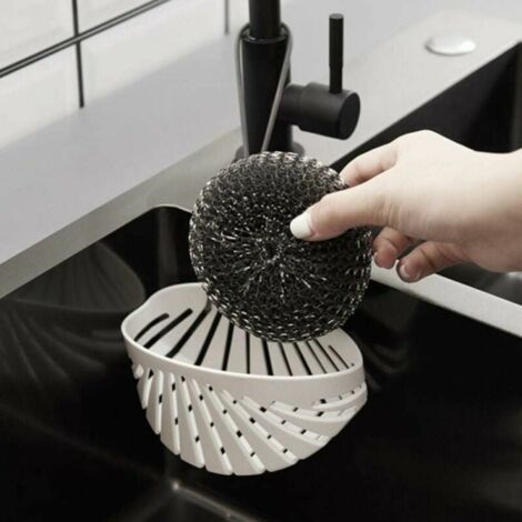 Sponge Holder, Sink Sponge Holder, Drain Basket Hanging, Hanging Basket Sink Tray Basket for Kitchen Bathroom