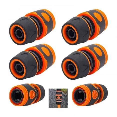 Pack 1/2 Quick Water Hose Connector, Heavy Duty Garden Hose Connector for Garden Tools, Agricultural Lawn Irrigation System (1/5)