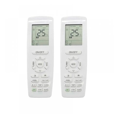 (2PCS) Air Conditioner Remote Controls, for Heating and Cooling Function, Replacement Remote Control (1/5)
