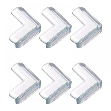 Baby Table Corner Protector, 6Pcs Transparent Furniture Corner Protector, Soft and High Resilience, Protects Baby from Sharp Table Corners (L-Shape) (1/5)