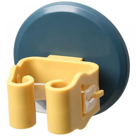 Pack Self Adhesive Broom Holder Organizer for Bathroom Kitchen Office Closet Garden Garage Laundry Room Tool Storage (Yellow,7.56cm) (1/5)